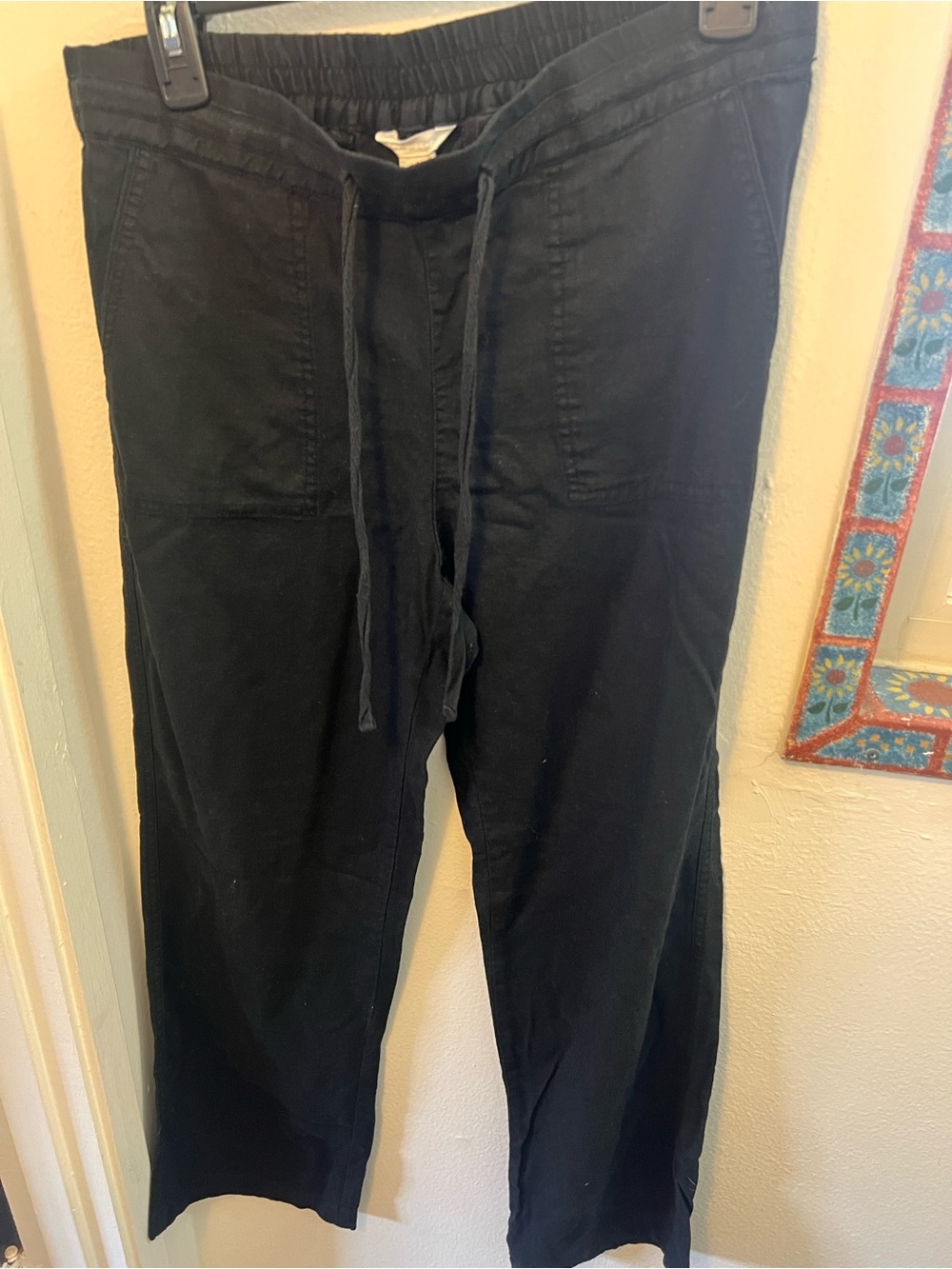 Black Women’s Drawstring Pants - CASLON
